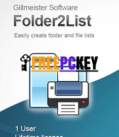 Gillmeister Folder2List Crack 3.30.2 + Keygen Latest